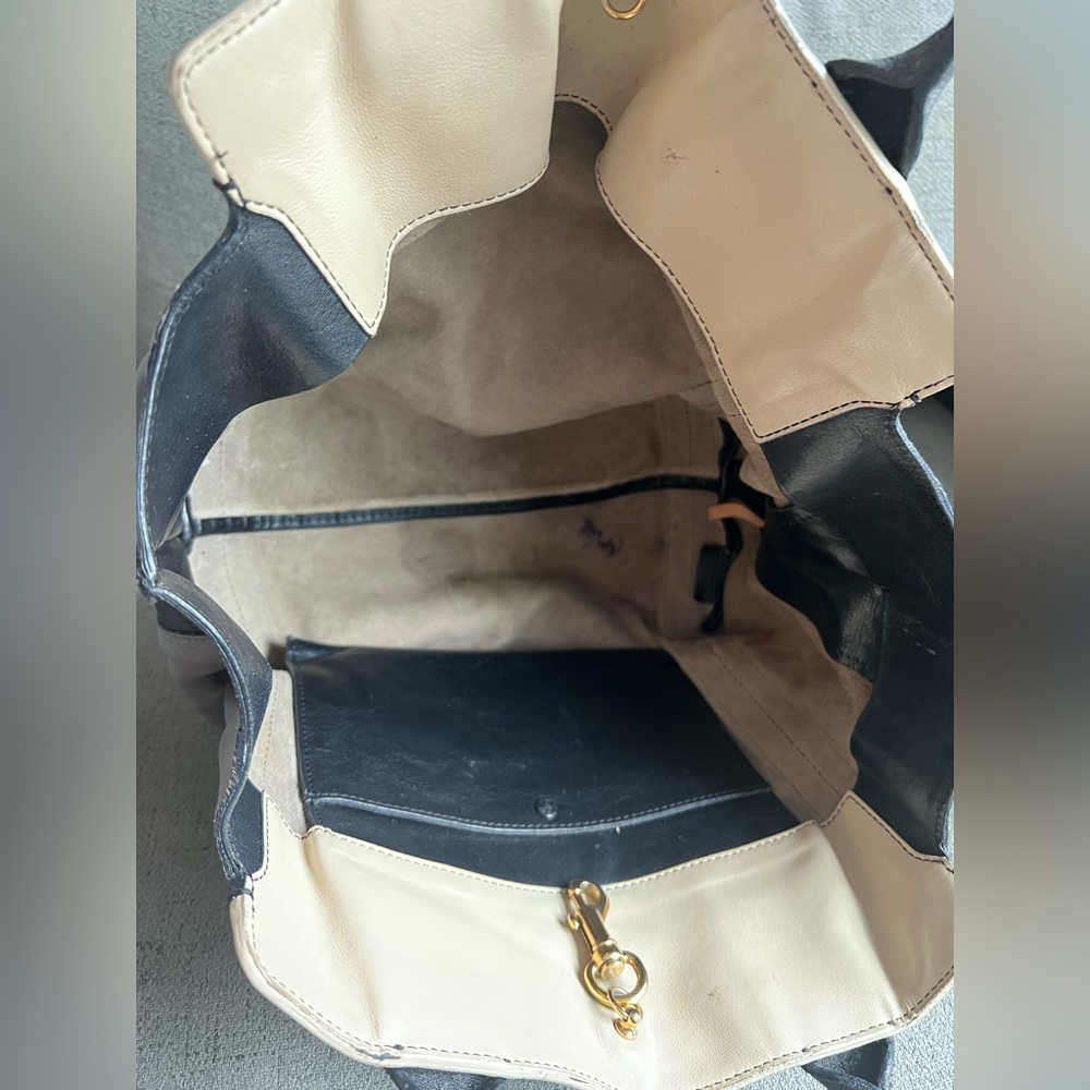 Chloe black and gray color block Allison bag - Picture 8 of 16